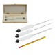 Set of alcohol meters in a wooden box в Орле
