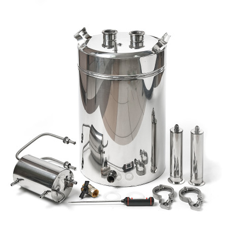 Cheap moonshine still kits "Gorilych" double distillation 20/35/t (with tap) CLAMP 1,5 inches в Орле