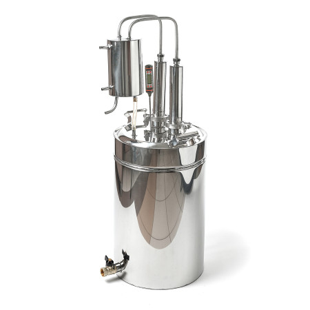 Cheap moonshine still kits "Gorilych" double distillation 20/35/t (with tap) CLAMP 1,5 inches в Орле