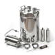 Cheap moonshine still kits "Gorilych" double distillation 10/35/t with CLAMP 1,5" and tap в Орле