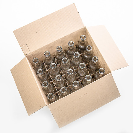 20 bottles of "Guala" 0.5 l without caps in a box в Орле