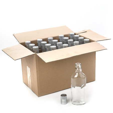 20 bottles "Flask" 0.5 l with guala corks in a box в Орле